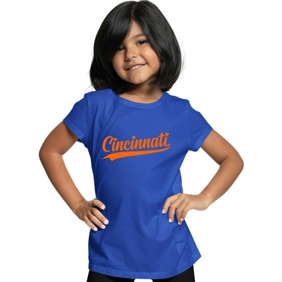Go All Out City Of Cincinnati Ohio Pride Fashion Script T-Shirt Mens/Women/Youth