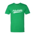 thumbnail image 1 of Go All Out City Of Philadelphia Pennsylvania Fashion Script Deluxe Soft T-Shirt Mens/Women, 1 of 3