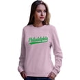 thumbnail image 1 of Go All Out City Of Philadelphia Pennsylvania Fashion Script Sweatshirt Crewneck Mens/Youth, 1 of 4