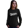 thumbnail image 1 of Go All Out City Of Philadelphia Pennsylvania Fashion Script Sweatshirt Crewneck Mens/Youth, 1 of 4