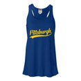 thumbnail image 1 of Go All Out City Of Pittsburgh Pennsylvania Pride Fashion Script Sleeveless Tank Top T-Shirt Mens/Women/Flowy/Fitted, 1 of 3