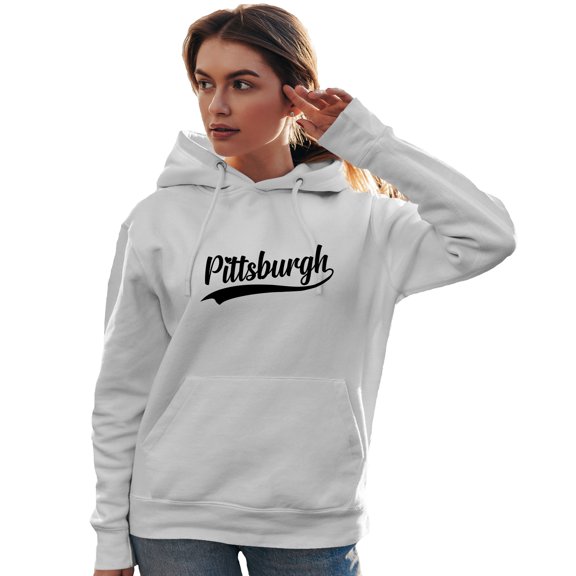 Go All Out City Of Pittsburgh Pennsylvania Pride Fashion Script Sweatshirt Hoodie Mens/Women
