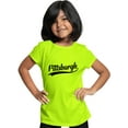 thumbnail image 1 of Go All Out City Of Pittsburgh Pennsylvania Pride Fashion Script T-Shirt Mens/Women/Youth, 1 of 4