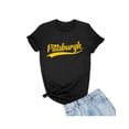thumbnail image 1 of Go All Out City Of Pittsburgh Pennsylvania Pride Fashion Script T-Shirt Mens/Women/Youth, 1 of 5
