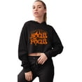 thumbnail image 1 of Go All Out It's Just A Bunch Of Hocus Pocus Halloween Cropped Hooded Sweatshirt Women, 1 of 2