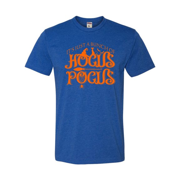 Go All Out It's Just A Bunch Of Hocus Pocus Halloween Deluxe Soft T-Shirt Mens/Women