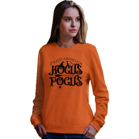 Go All Out It's Just A Bunch Of Hocus Pocus Halloween Sweatshirt Crewneck Mens/Youth