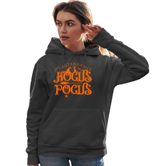 Go All Out It's Just A Bunch Of Hocus Pocus Halloween Sweatshirt Hoodie Mens/Women