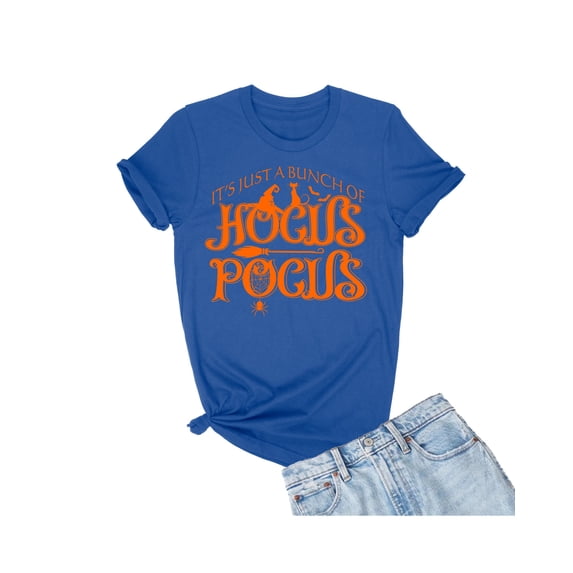 Go All Out It's Just A Bunch Of Hocus Pocus Halloween T-Shirt Mens/Women/Youth