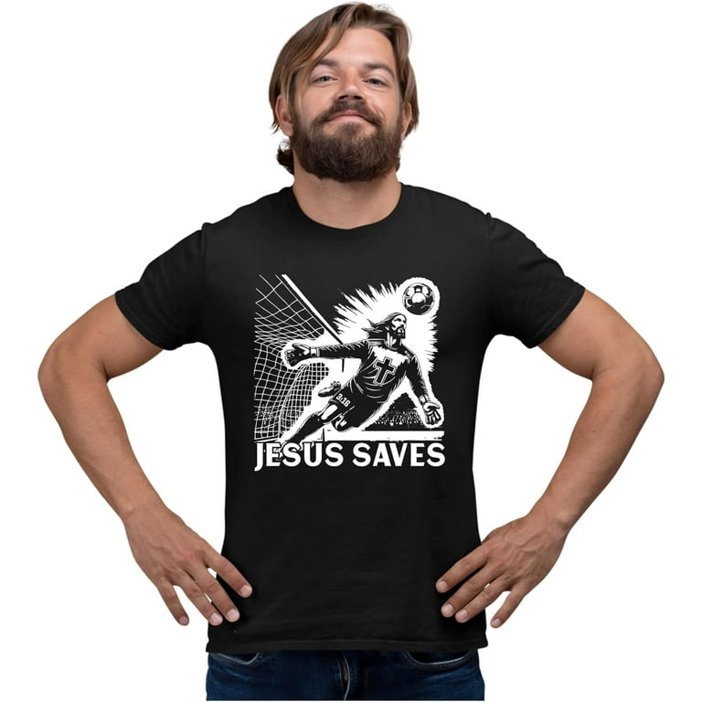 Best Jesus Saves Soccer Goalie Tshirt 4 Men, Women And Kids Best Jesus Saves Soccer Goalie Tshirt 4 Men, Women And Kids