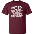 thumbnail image 1 of Go All Out Our Sport Is Your Sport's Punishment Cross Country T-Shirt Mens/Women/Youth, 1 of 3