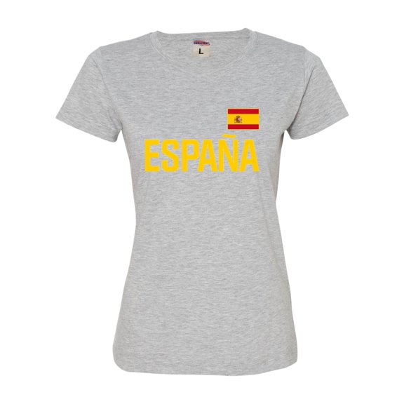 Go All Out Team Spain Espana Pride Deluxe Soft T-Shirt Mens/Women