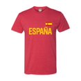 thumbnail image 1 of Go All Out Team Spain Espana Pride Deluxe Soft T-Shirt Mens/Women, 1 of 2