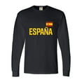 thumbnail image 1 of Go All Out Team Spain Espana Pride Long Sleeve T-Shirt Mens, 1 of 2