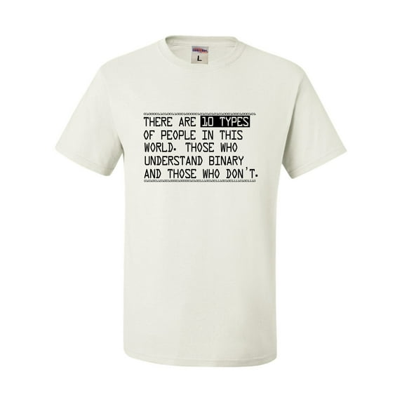 Go All Out There Are 10 Types Of People In This World Binary Fun T-Shirt Mens/Women/Youth
