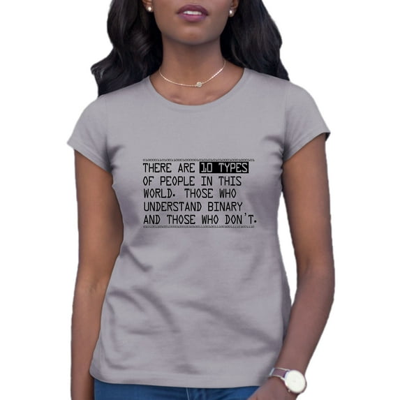 Go All Out There Are 10 Types Of People In This World Binary Fun T-Shirt Mens/Women/Youth
