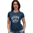 thumbnail image 1 of Go All Out Volleyball Distressed Ball Deluxe Soft T-Shirt Mens/Women, 1 of 3