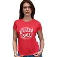 thumbnail image 1 of Go All Out Volleyball Distressed Ball Deluxe Soft T-Shirt Mens/Women, 1 of 3