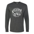 thumbnail image 1 of Go All Out Volleyball Distressed Ball Long Sleeve T-Shirt Mens, 1 of 4