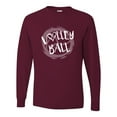 thumbnail image 1 of Go All Out Volleyball Distressed Ball Long Sleeve T-Shirt Mens, 1 of 4