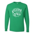 thumbnail image 1 of Go All Out Volleyball Distressed Ball Long Sleeve T-Shirt Mens, 1 of 4
