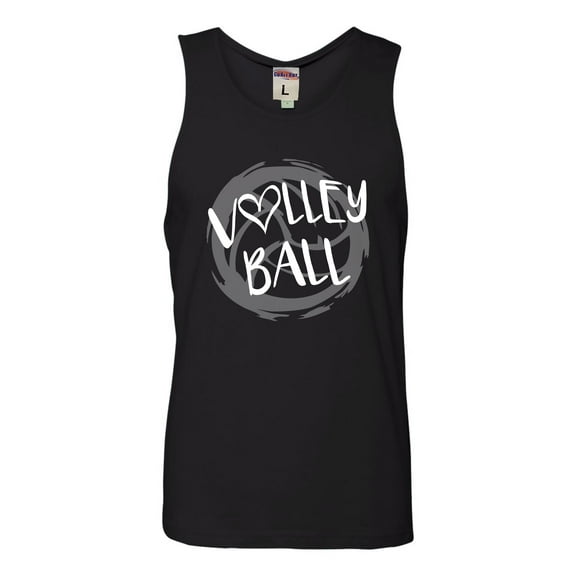 Go All Out Volleyball Distressed Ball Sleeveless Tank Top T-Shirt Mens/Women/Flowy