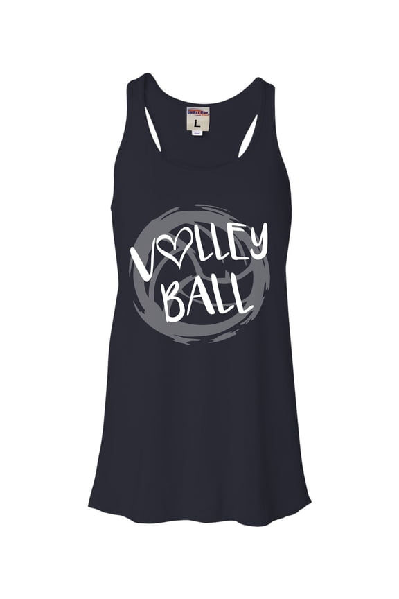 Volleyball Distressed Ball Sleeveless Tank Top T-Shirt Mens/Women/Flowy