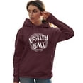 thumbnail image 1 of Go All Out Volleyball Distressed Ball Sweatshirt Hoodie Mens/Women, 1 of 5