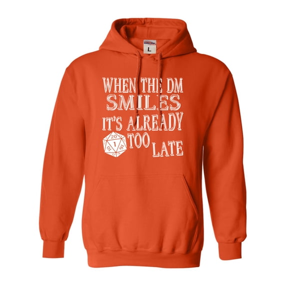 Go All Out When The DM Smiles It's Already Too Late Funny Sweatshirt Hoodie Mens/Youth
