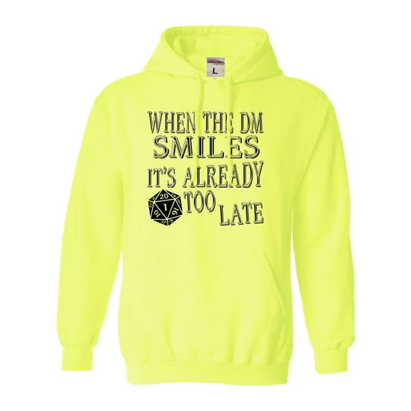 Go All Out When The DM Smiles It's Already Too Late Funny Sweatshirt Hoodie Mens/Youth