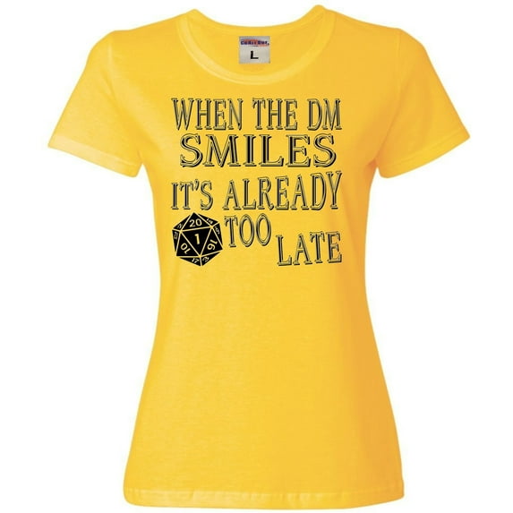 Go All Out When The DM Smiles It's Already Too Late Funny T-Shirt Mens/Women/Youth