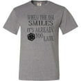thumbnail image 1 of Go All Out When The DM Smiles It's Already Too Late Funny T-Shirt Mens/Women/Youth, 1 of 2