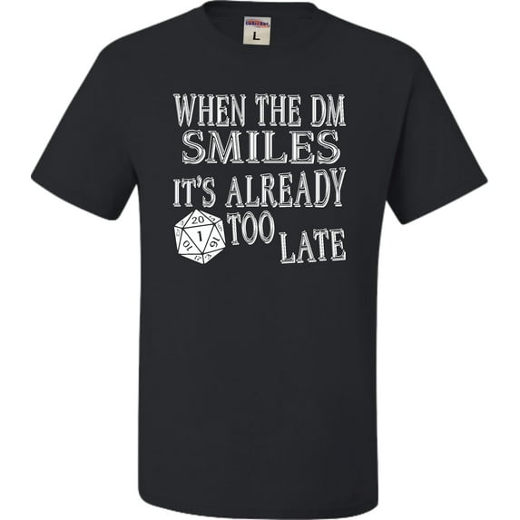 Go All Out When The DM Smiles It's Already Too Late Funny T-Shirt Mens/Women/Youth