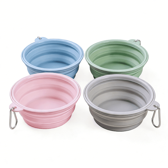 Go Anywhere Bowl: Collapsible Silicone Dog Bowl for Travel & Hiking