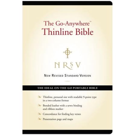 Pre-Owned Go-Anywhere Thinline Bible-NRSV-Personal Size (bonded_leather) 0061979171 9780061979170