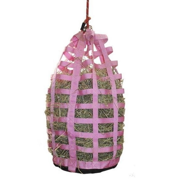 Derby Originals Go Around Slow Feeder Horse Hay Bag with 3.5"x1.5" Rectangular Openings and 6-Month Warranty