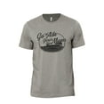 thumbnail image 1 of Go Ask Your Mom Men's Modern Fit Fun Casual T-Shirt Printed Graphic Tee Military Grey Large, 1 of 3