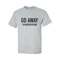 thumbnail image 1 of Go Away I'm Introverting Adult Short Sleeve T-shirt, 1 of 4