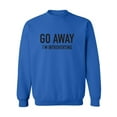 thumbnail image 1 of Go Away I'm Introverting Crewneck Sweatshirt, 1 of 3