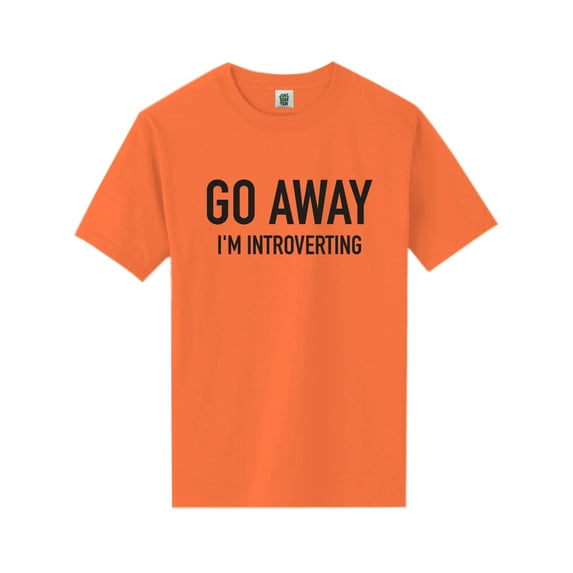 Go Away I'm Introverting Short Sleeve Neon T-Shirt