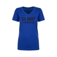 thumbnail image 1 of Go Away I'm Introverting Womens V-Neck T-Shirt, 1 of 2