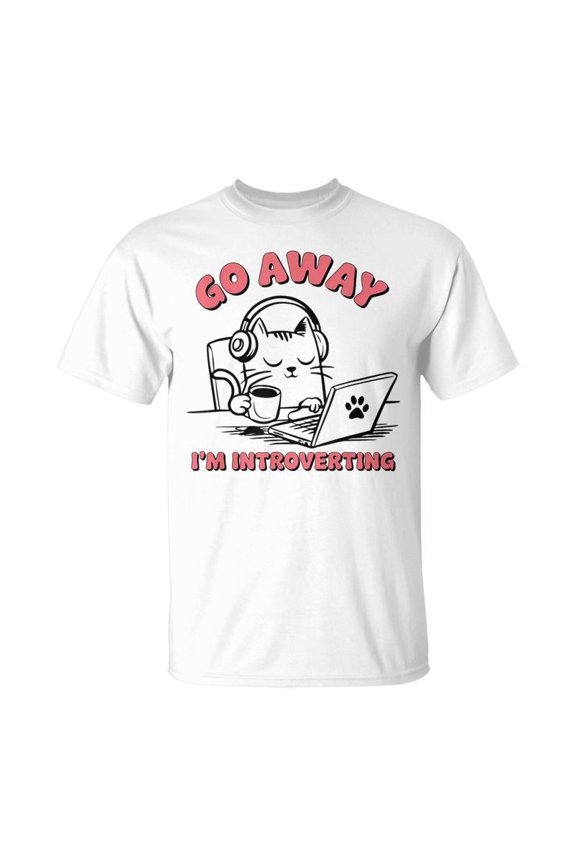 Go Away IM Introverting Stay Home Socially Awkward TShirt