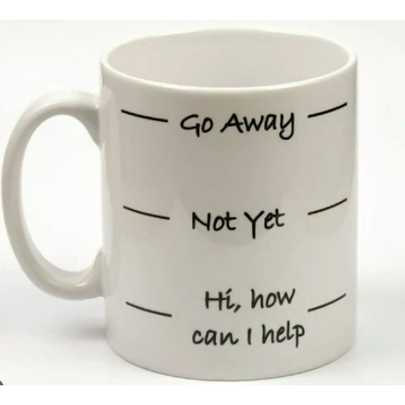 Go Away Not Yet Coffee Mug Grumpy Gift Funny Coffee Unique Cup