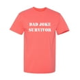 thumbnail image 1 of Dad Joke Survivor Sarcastic Humor Graphic Novelty Funny Youth T Shirt, 1 of 5