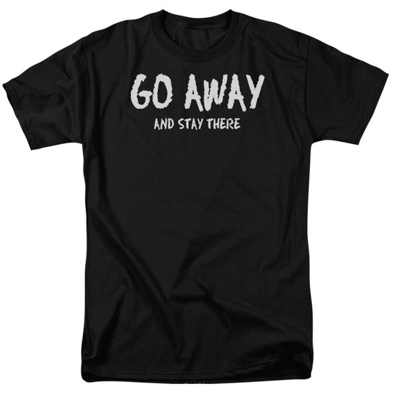 - Go Away - Short Sleeve Shirt - XXXXXX-Large