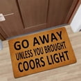 thumbnail image 1 of Go Away Unless You Brought Mats for Front Door Entry Front Porch Doormat Non-Slip Carpet Rugs Floor Mat Decorative for Home Bathroom Kitchen Indoor 16x24 Inch, 1 of 6