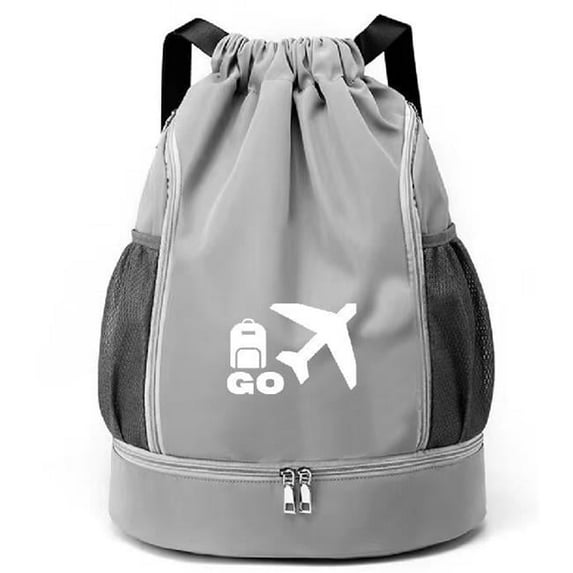 Go Bag - Jet Set Tote Backpack, Gray