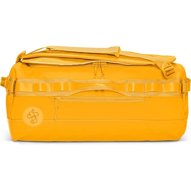 GoBag Small Duffle Bag Stylish, Compact, TSAApproved CarryOn Travel Bag in Yellow Core