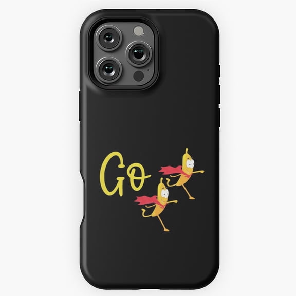 Go Bananas Funny Bananas Going Crazy Phone Case for iPhone 16 15 14 13 12 11 Pro Max