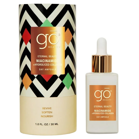 Go Beauty ETERNAL BEAUTY - Niacinamide + Hydrolyzed Collagen + 3 Hyaluronic Acid, Day Serum